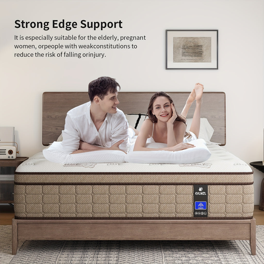 Solana 10/12 Inch Hybrid Mattress in a Box with Memory Foam