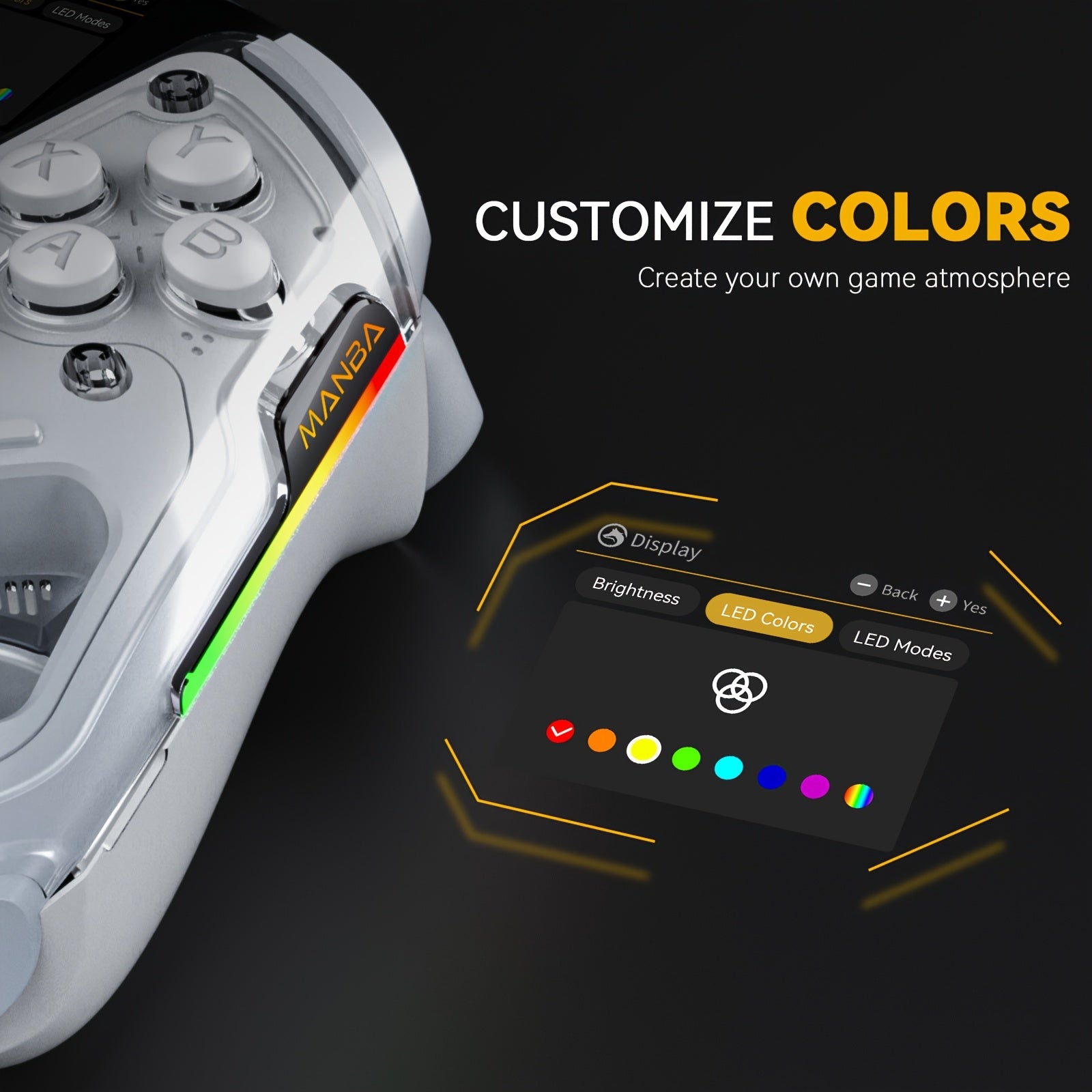 Interactive Screen Wireless Gaming Controller