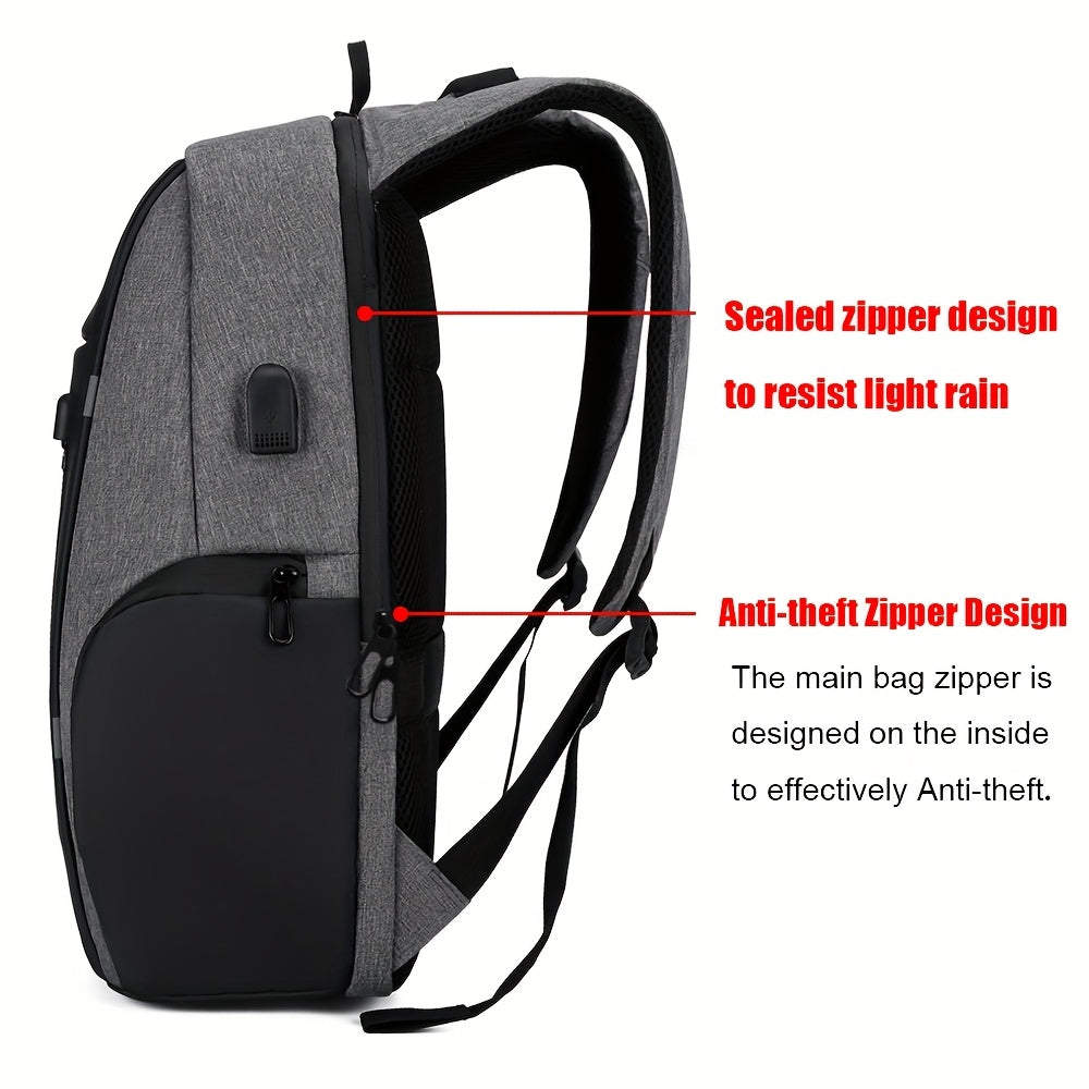 Anti-theft Men's Laptop Backpack