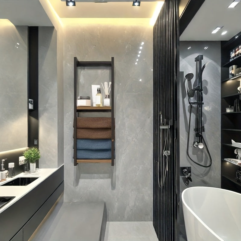 2-Layer Iron Towel Rack