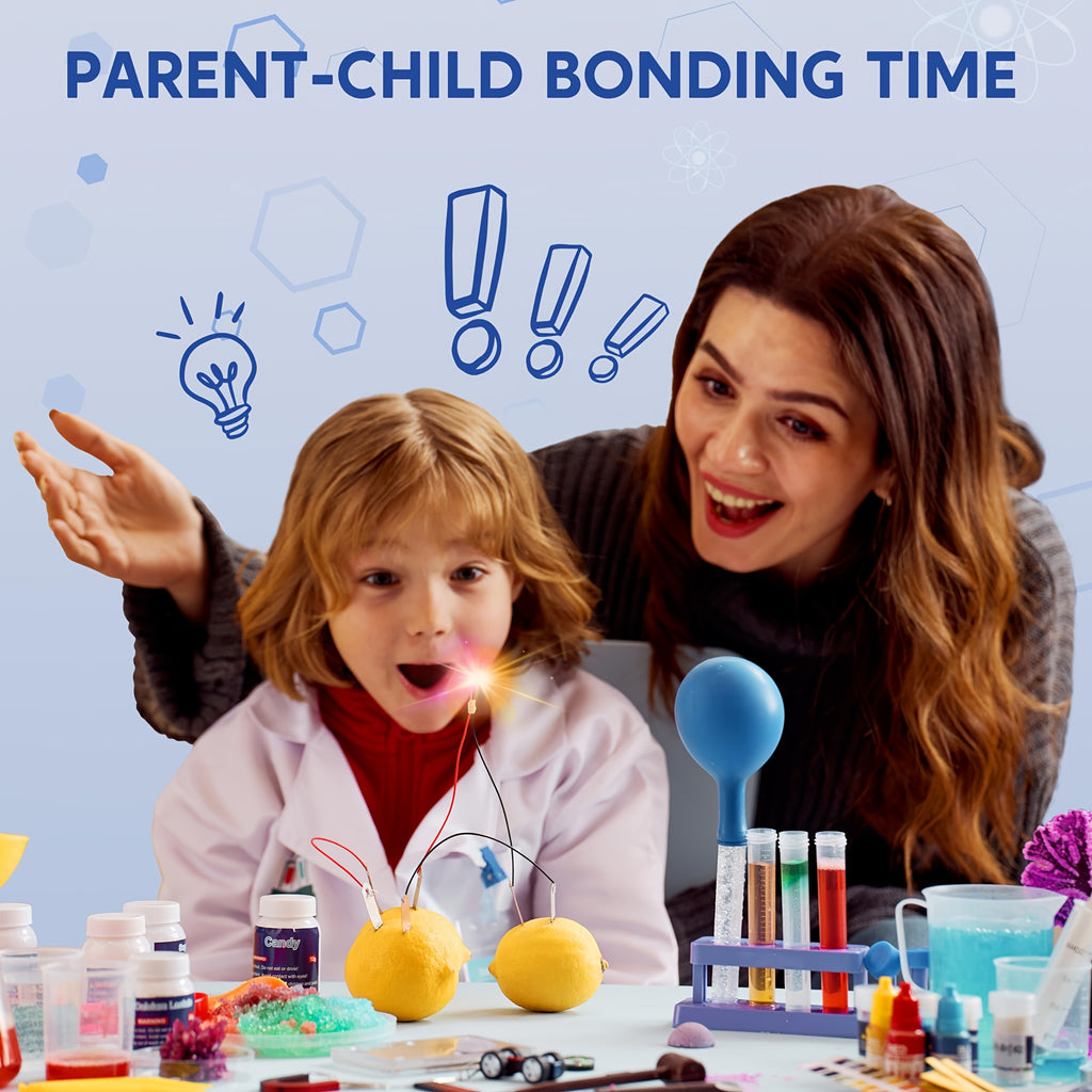 50+ Wonder Science Kit, Experiments Educational Toy For Kids: Growing Crystal Tree, Explore Chemistry Reactions & STEM Lab Activities - Ultimate Birthday Christmas Gifts For Boys And Girls Ages 6-12