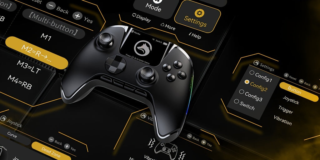 Interactive Screen Wireless Gaming Controller