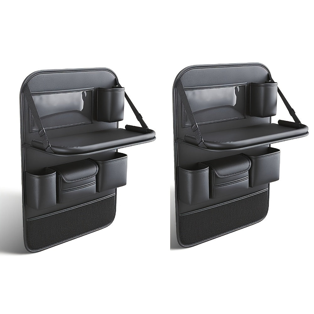 PU Leather Car Seat Back Organizer