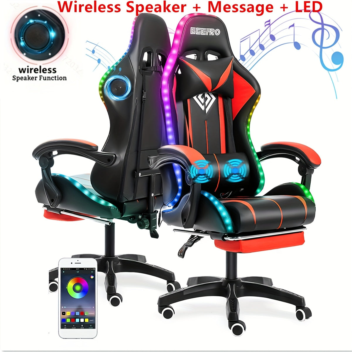 Noah LED Gaming Chair
