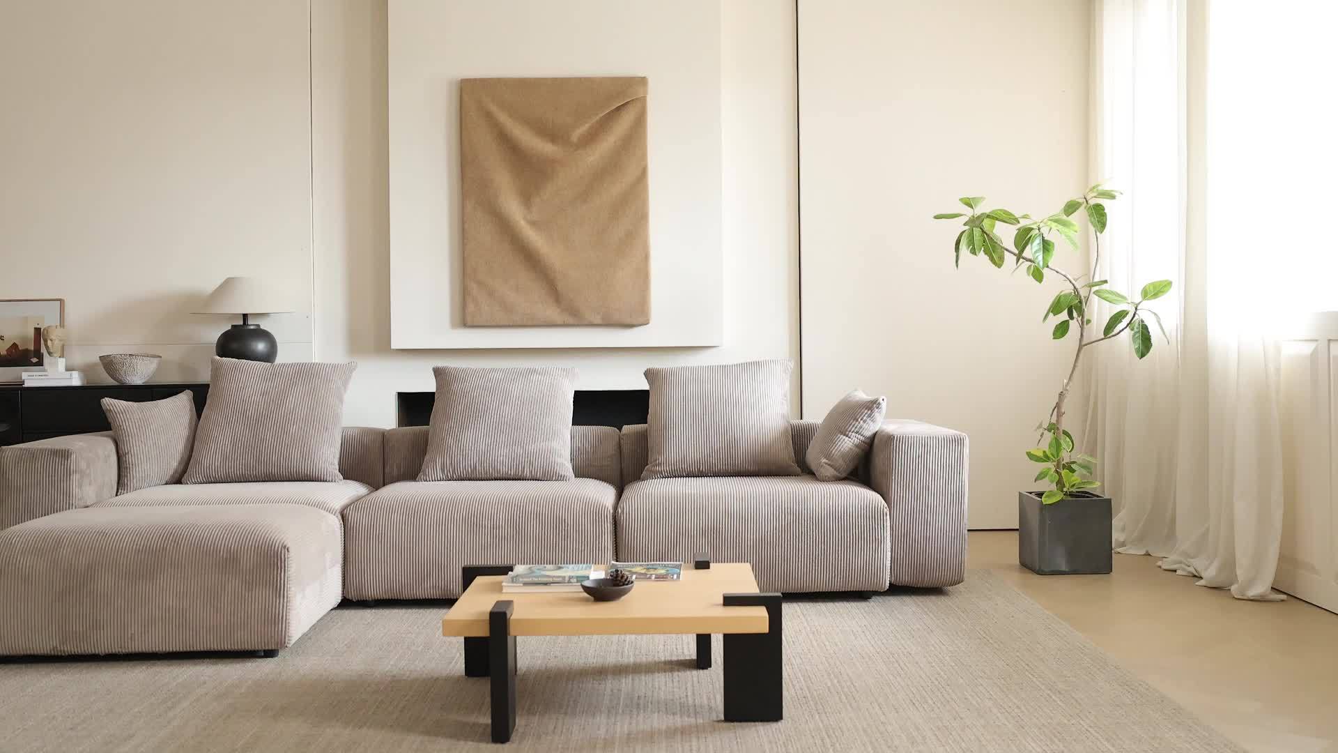 Extra Large U-Shaped Modular Sectional Sofa Couch