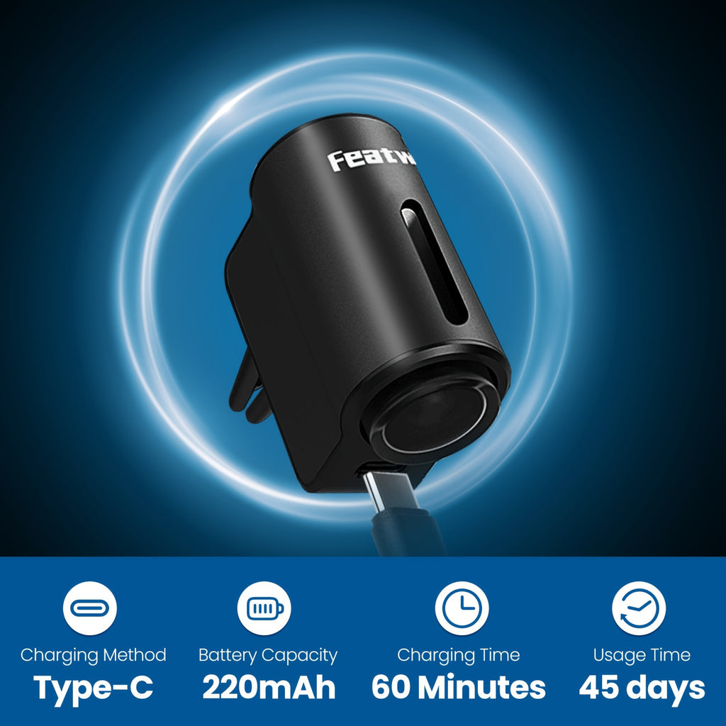 Smart Car Air Aromatherapy Diffuser, Fragrance Car Air fresheners with Three Adjustable, Humidifier Essential Oil Diffuser for Vehicle