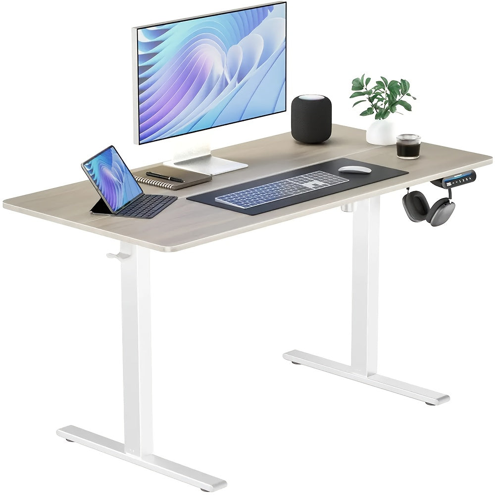 63/55/48/40 inch adjustable height electric lift desk, ergonomically designed recording studio desk, gaming desk, suitable for home offices, cafes, restaurants, recording studios, 4 colors, electric standing desk, perfect Chr