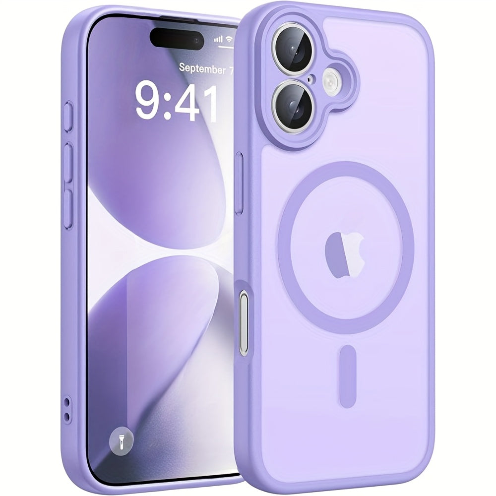 [Premium Matte Clear Cover] Premium Matte Clear Cover for Iphone 17, 16, 15, 14, 13, 12, 11 Max, 14 Plus, 17 Pro 16E | Protective | Supports Wireless Charging
