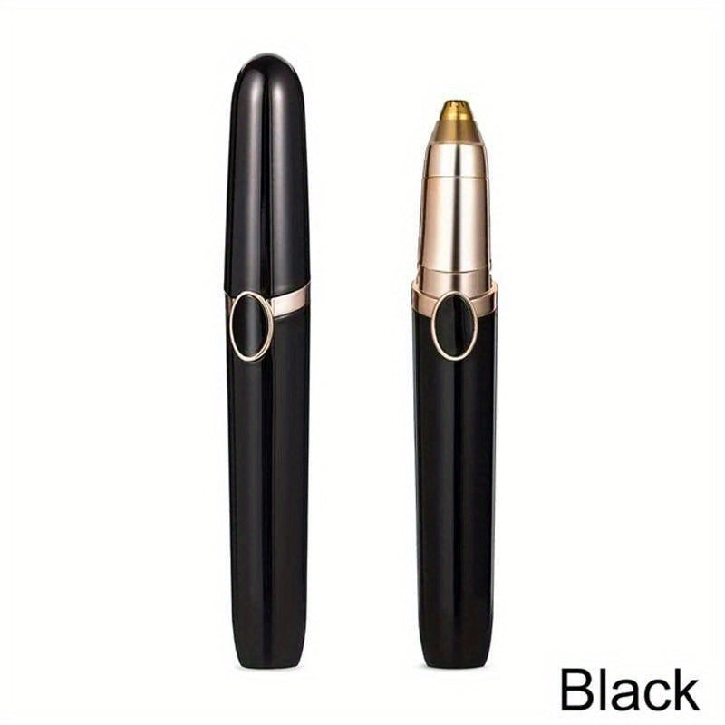 Rechargeable Eyebrow Razor, USB Charging Mechanical Shaving Hair Remover, Flawless Painless Facial Hair Trimmer for Women & Men, Anti-Clockwise Rotation, ≤36V Operation
