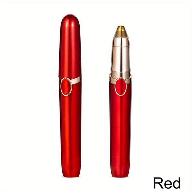 Rechargeable Eyebrow Razor, USB Charging Mechanical Shaving Hair Remover, Flawless Painless Facial Hair Trimmer for Women & Men, Anti-Clockwise Rotation, ≤36V Operation