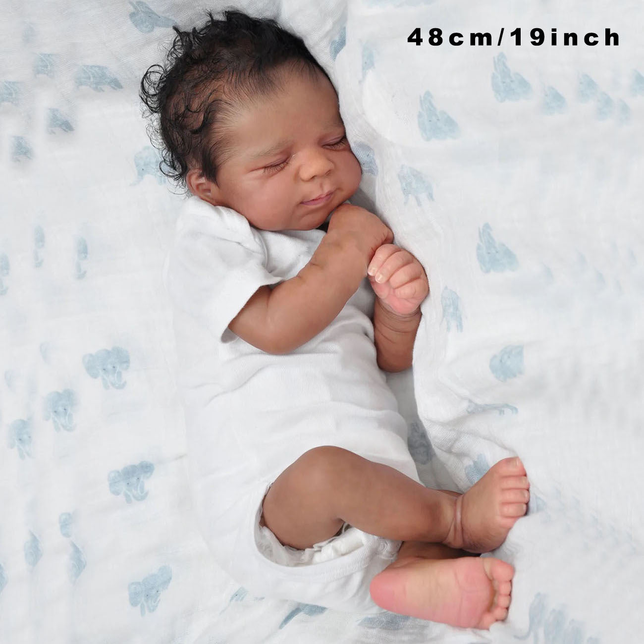 Soft Vinyl Asleep Reborn Baby Doll