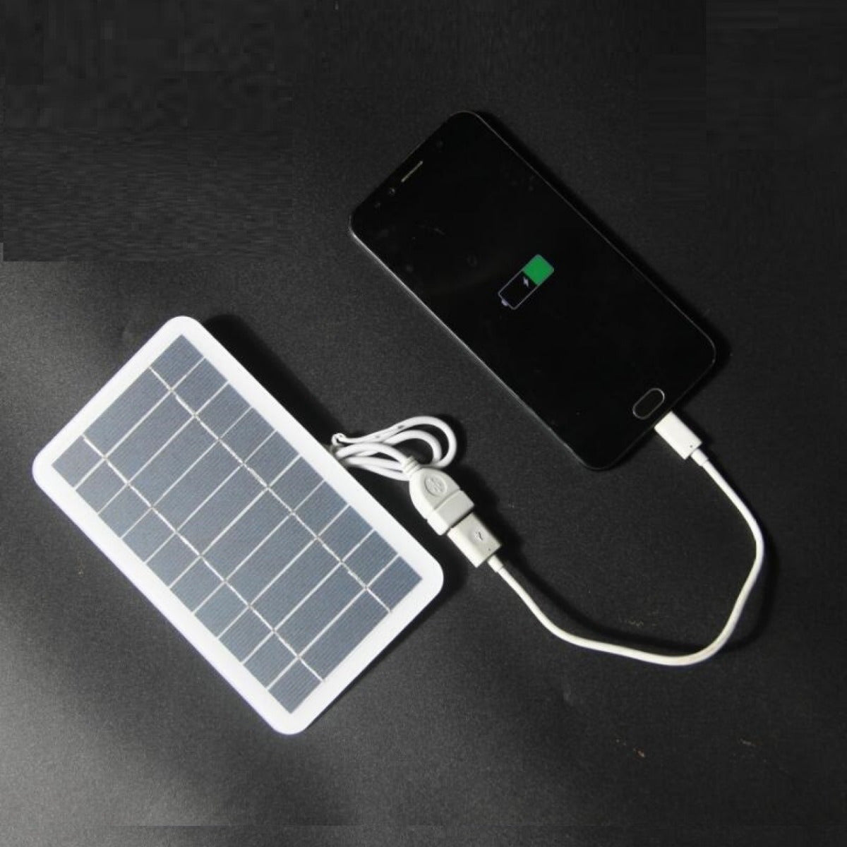 1pc Solar Portable Charging Panel Solar USB Charger Is Suitable For Mobile Power, Mobile Phone Charging Bank, Flashlight, Fan