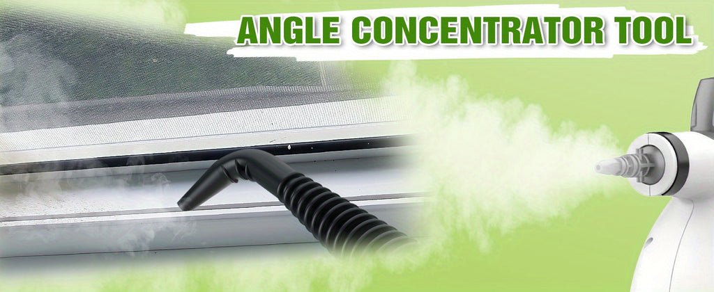 1Pc 1050W High-Power Portable Handheld Steam Cleaner Quick Heating, 12 Brush Heads For Versatile Cleaning In Kitchens, Bathrooms, Furniture & Cars - Us Plug, Large Capacity Water Tank, Steam Cleaner For Car