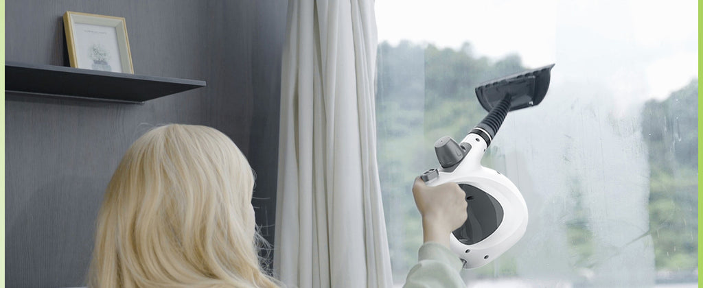 1Pc 1050W High-Power Portable Handheld Steam Cleaner Quick Heating, 12 Brush Heads For Versatile Cleaning In Kitchens, Bathrooms, Furniture & Cars - Us Plug, Large Capacity Water Tank, Steam Cleaner For Car