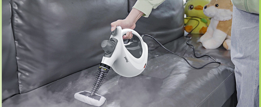 1Pc 1050W High-Power Portable Handheld Steam Cleaner Quick Heating, 12 Brush Heads For Versatile Cleaning In Kitchens, Bathrooms, Furniture & Cars - Us Plug, Large Capacity Water Tank, Steam Cleaner For Car