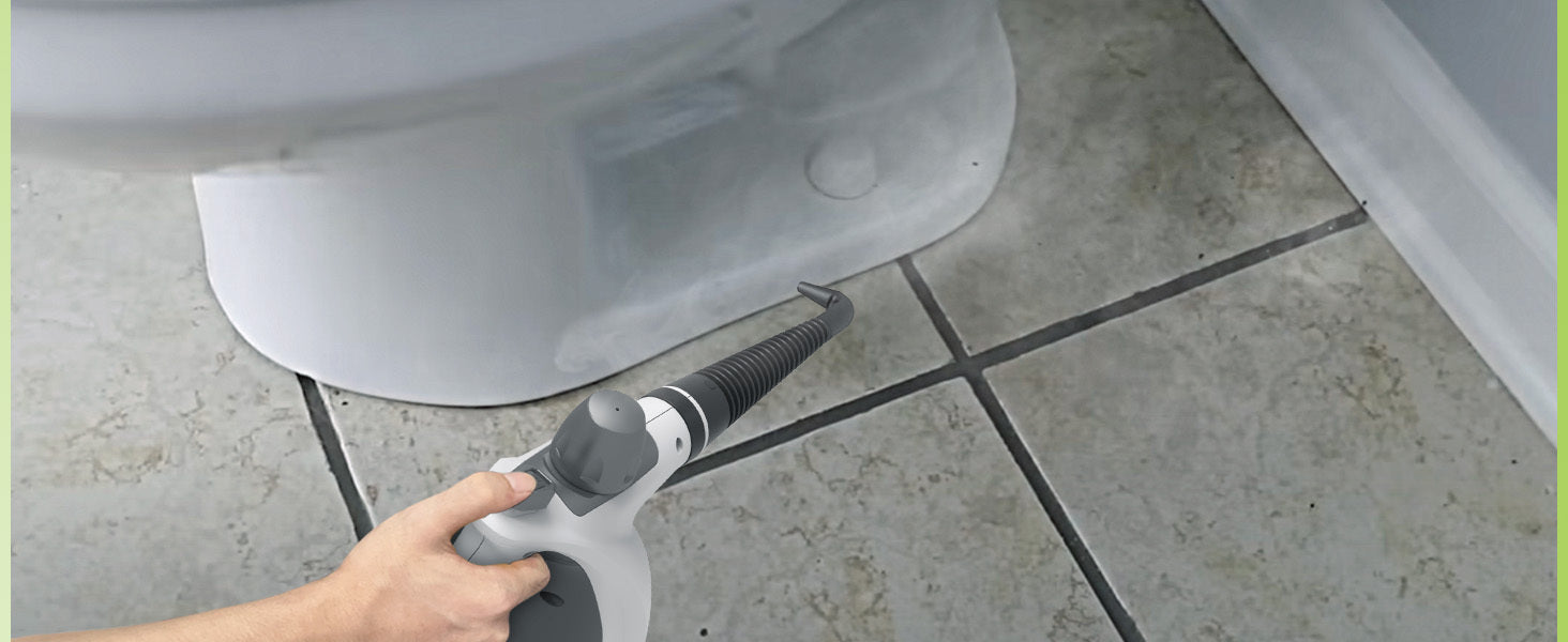 1Pc 1050W High-Power Portable Handheld Steam Cleaner Quick Heating, 12 Brush Heads For Versatile Cleaning In Kitchens, Bathrooms, Furniture & Cars - Us Plug, Large Capacity Water Tank, Steam Cleaner For Car