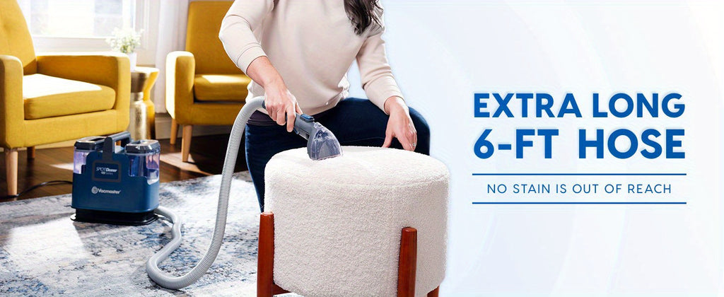 400 Series Portable Carpet & Upholstery Spot Cleaner Machine, 15Kpa Power Suction With Versatile Tools For Pets, Area Rugs And Couches