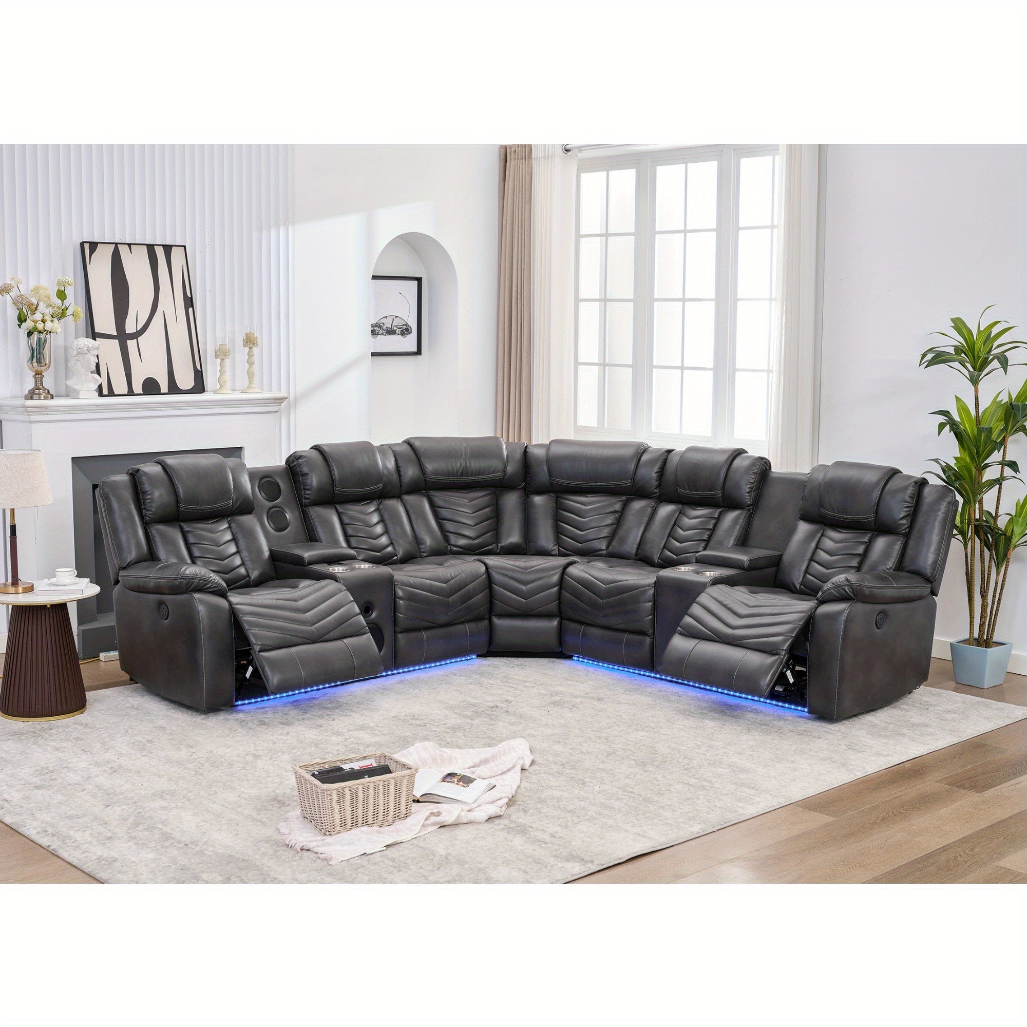 Comfy Reclining Sectional