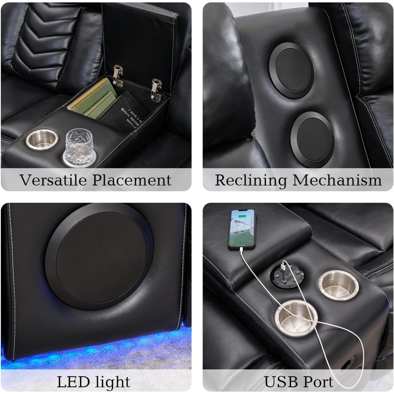 Comfy Reclining Sectional