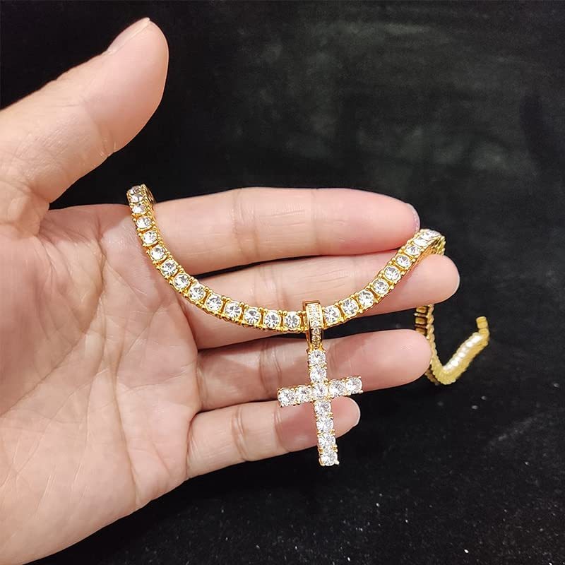 Vintage Cross Pendant Necklace