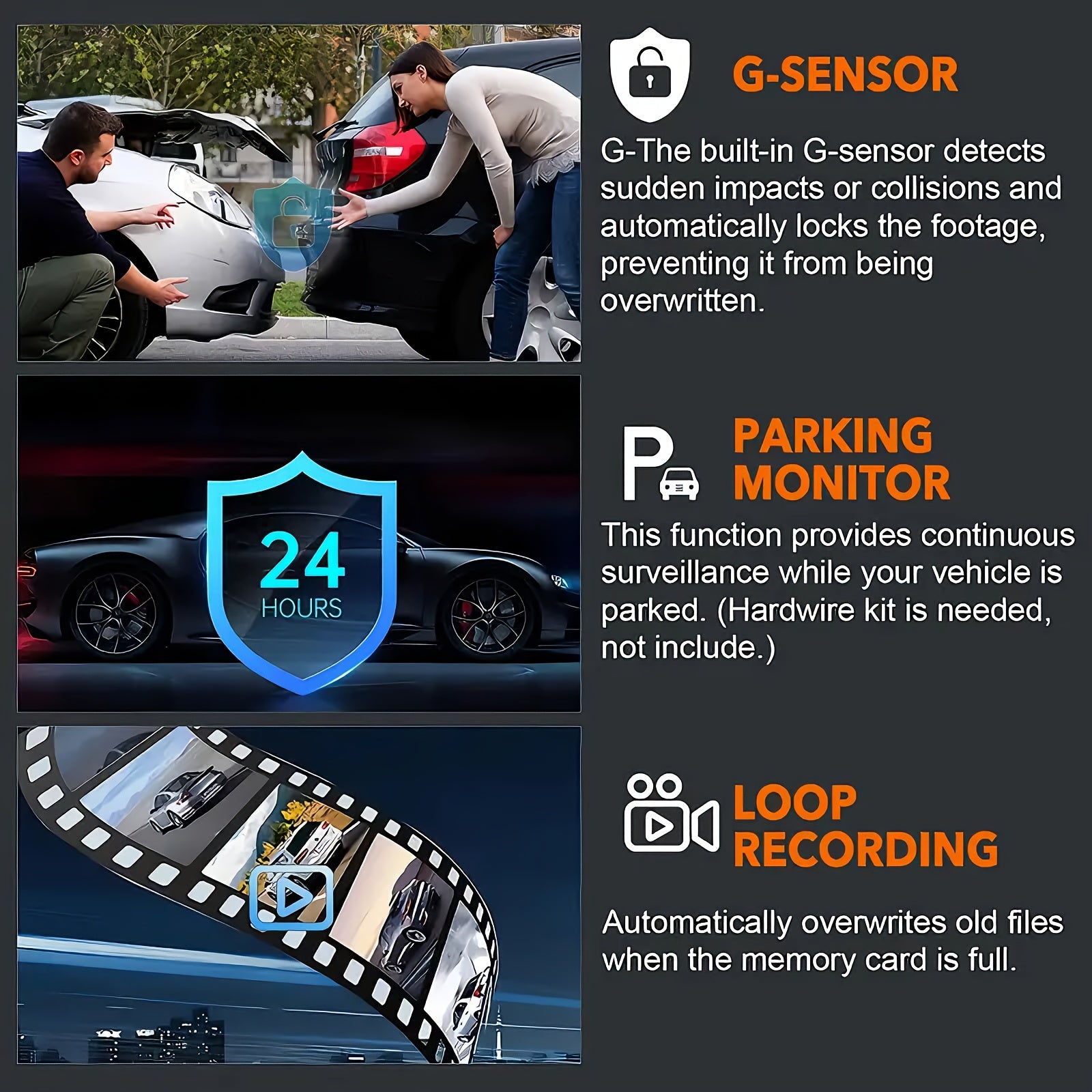 360° 4 Channel Dash Camera