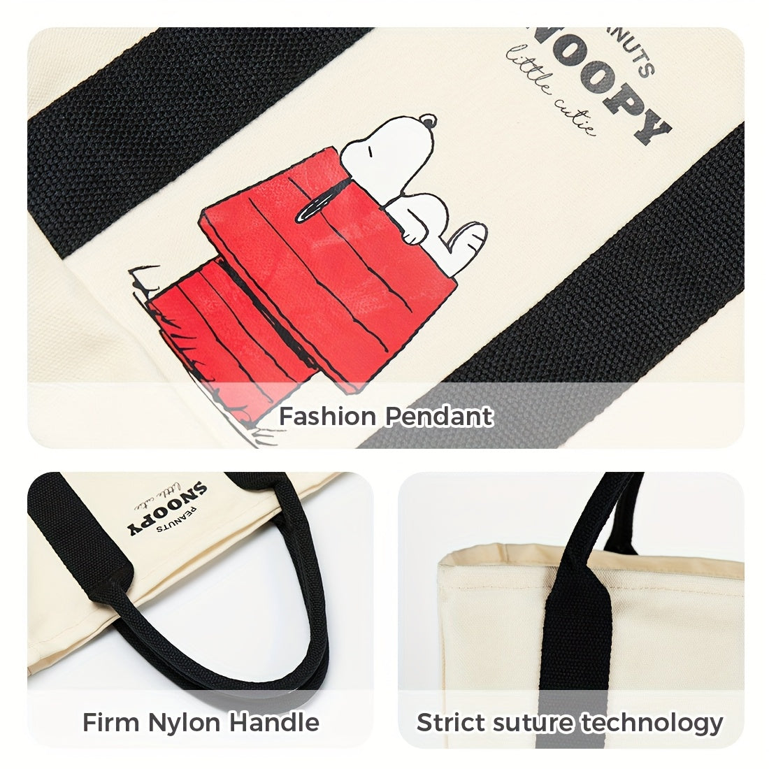 Snoopy Summer Travel Tote Bag