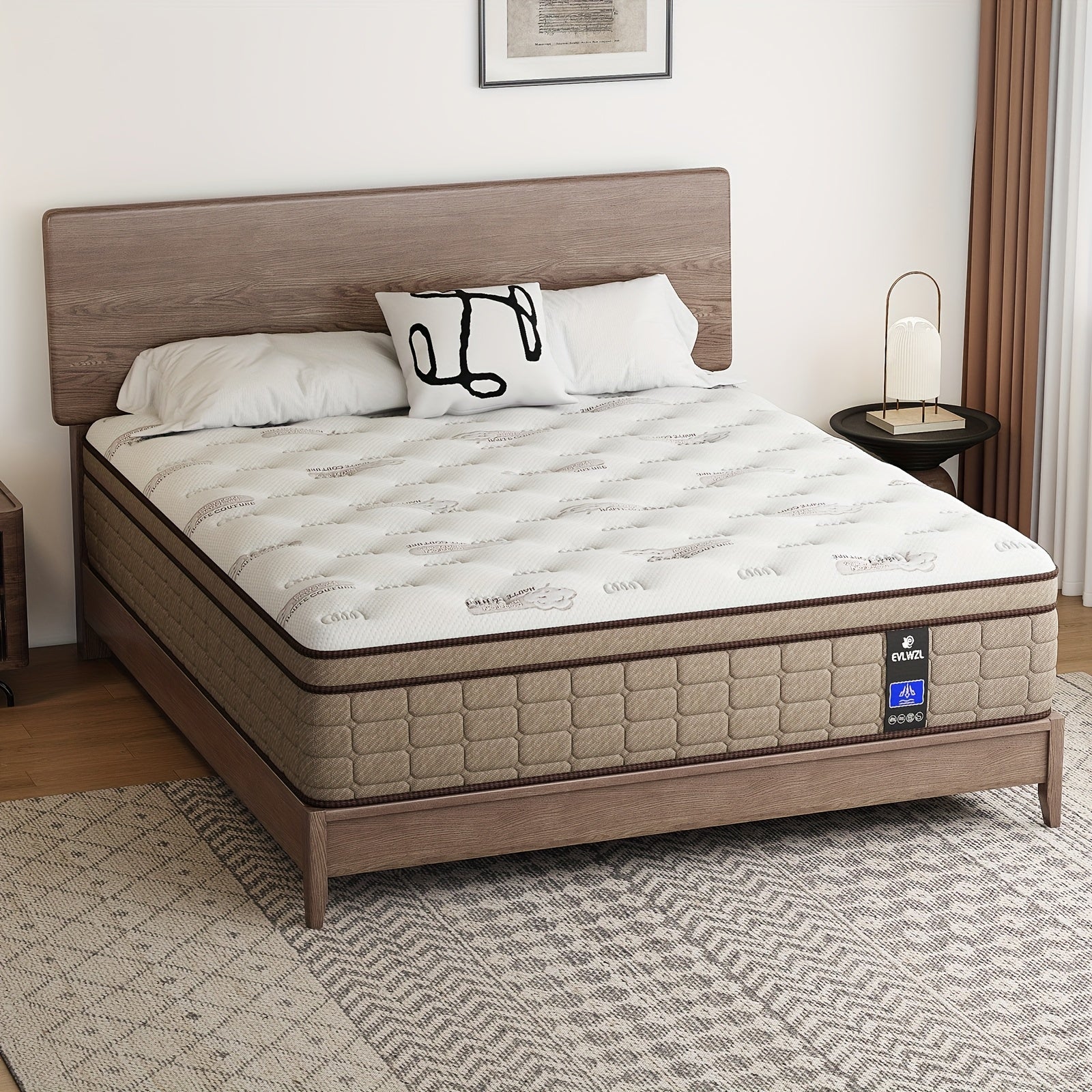 Solana 10/12 Inch Hybrid Mattress in a Box with Memory Foam