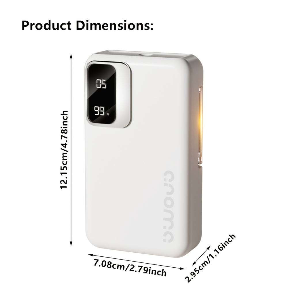 Deodorizing & 2-in-1 | Smart Aroma Diffuser with 7-Level Timer Spray + USB Fast Charging, 1800mAh Long-Lasting Battery, Ideal for Bedroom Moisture, Bathroom Odors, and Office Stale Air. No Essential Oils Needed, Freely Mix Fr