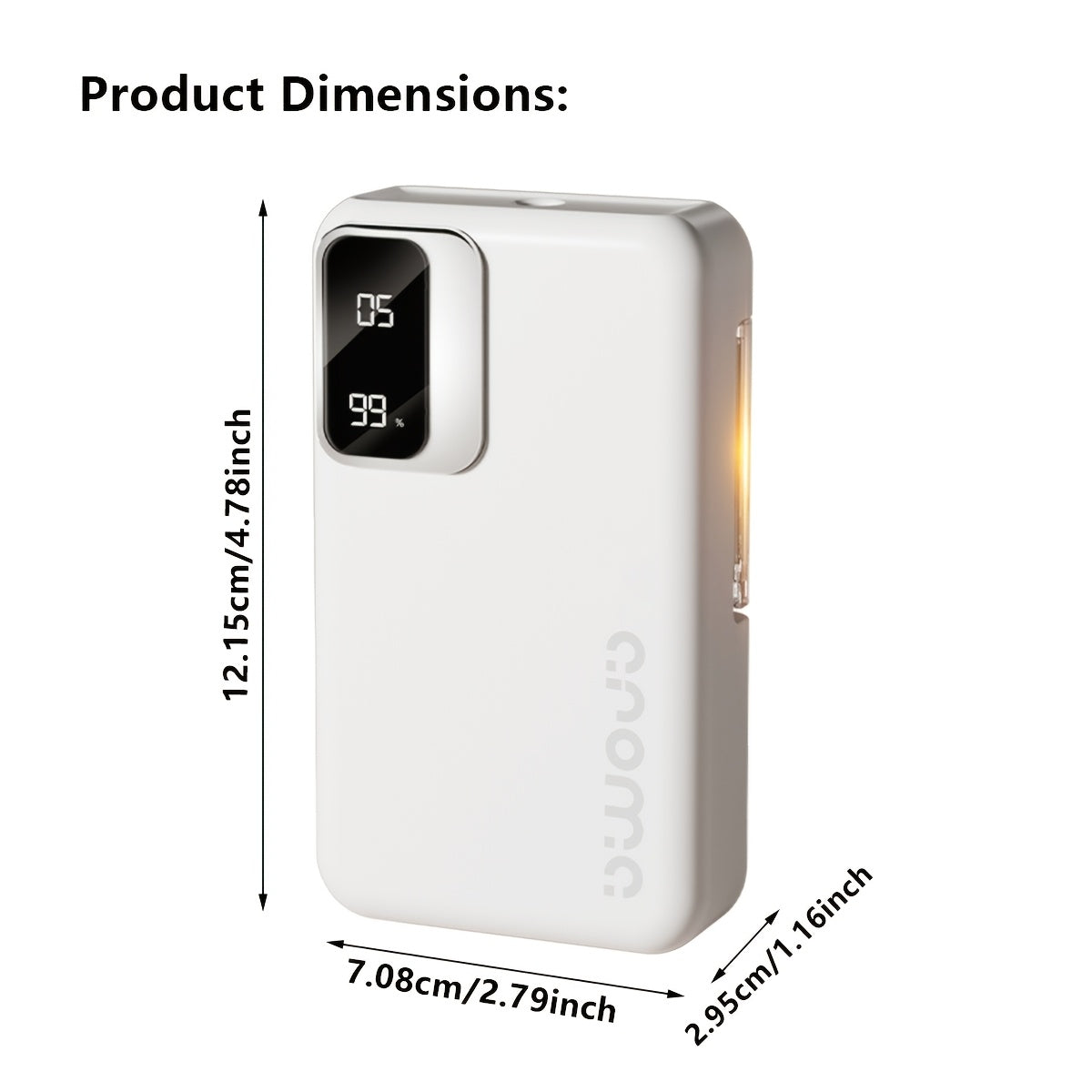 Deodorizing & 2-in-1 | Smart Aroma Diffuser with 7-Level Timer Spray + USB Fast Charging, 1800mAh Long-Lasting Battery, Ideal for Bedroom Moisture, Bathroom Odors, and Office Stale Air. No Essential Oils Needed, Freely Mix Fr