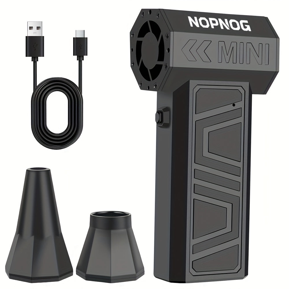 Turbo Jet Fan Jet Blower Air Blower 4 Gears Adjustable 130000RPM Type-C Charging Car Accessories Car Blowing Snow Cleaning Blower Tool Electric Air Duster