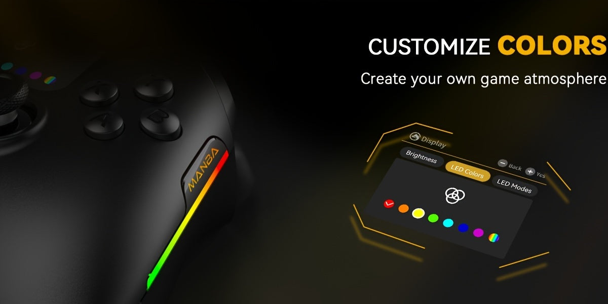 Interactive Screen Wireless Gaming Controller