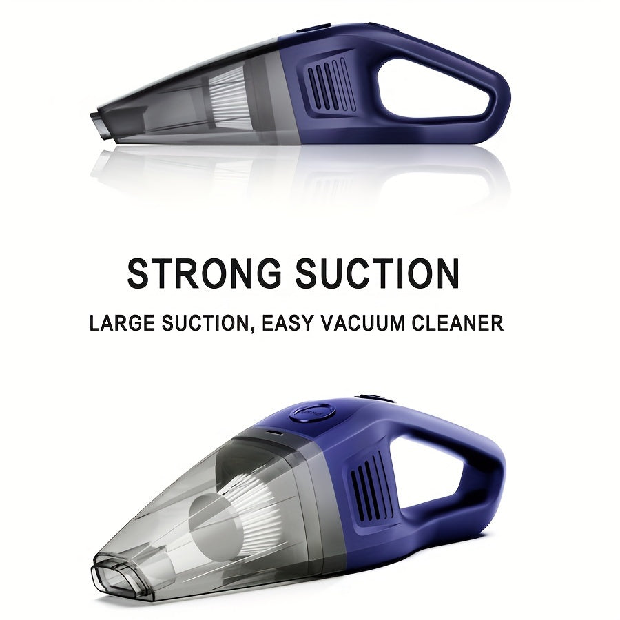 [Powerful Car Vacuum Cleaner] Powerful 5000pa Strong Suction Handheld Wireless Car Vacuum Cleaner | USB Charging, Long Working, For Cars, Homes, Offices, Pet Hair Cleaning - Car Accessories For Men Women
