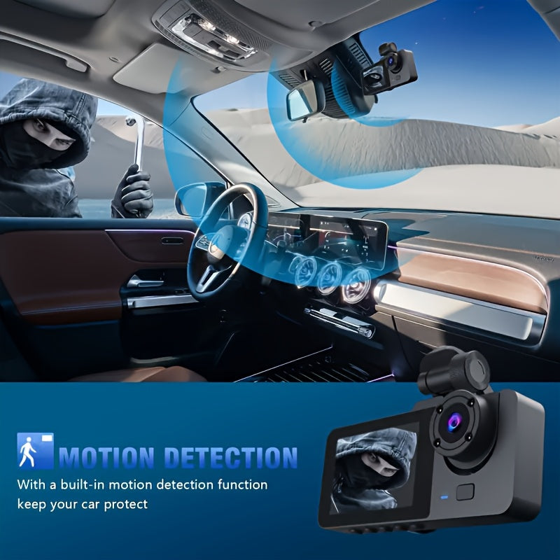 3-channel 4k Full Dash Cam