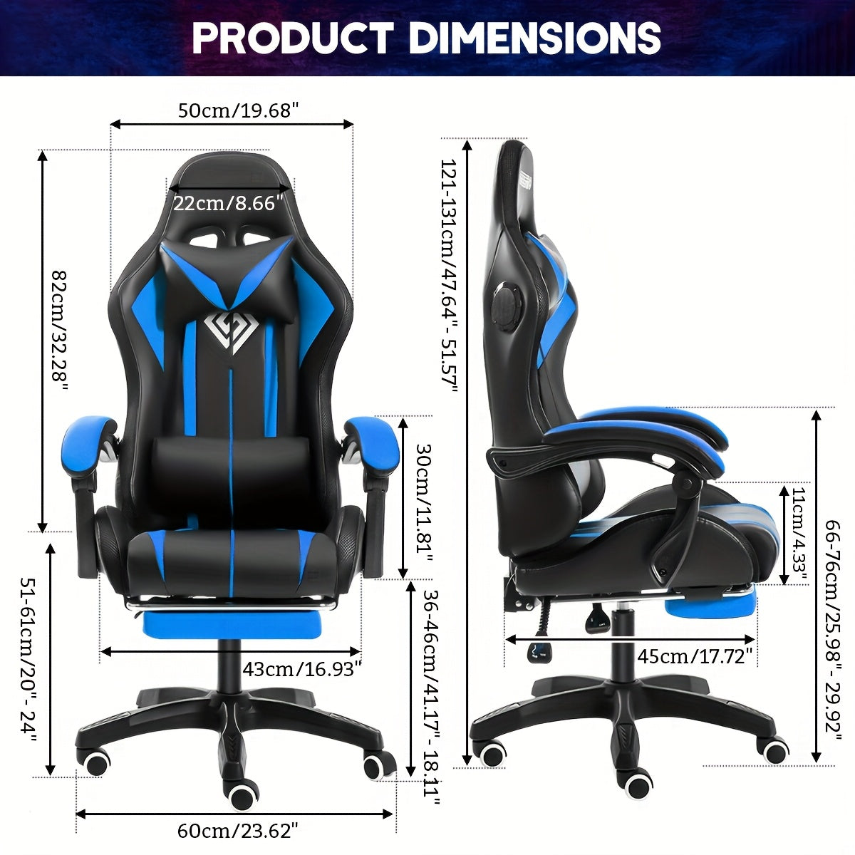 Noah LED Gaming Chair