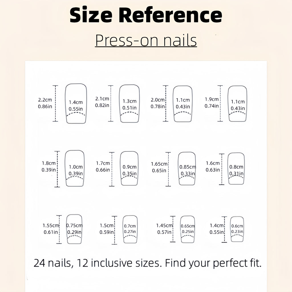 24pcs Pink Square Medium Length Press-On Nails with Glossy French Gradient Design, Fashionable Sweet Simple Style, Removable for All Women and Girls, Includes 1 Gel and 1 Nail File