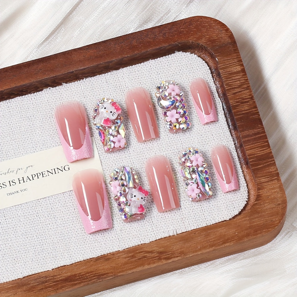 Justine Hello kitty Press-On