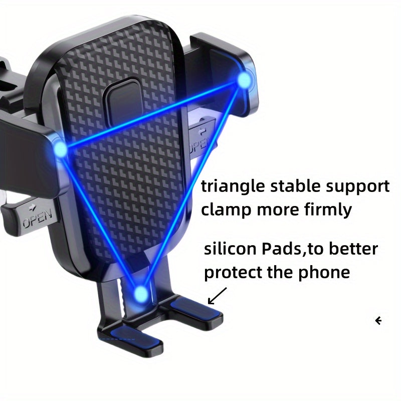 [360° Rotating Phone Holder] 360 Degree Rotating Phone Car Holder | Air Conditioner Air Outlet Ventilation Card Link Hook | Universal Mobile Phone Fixed Stand