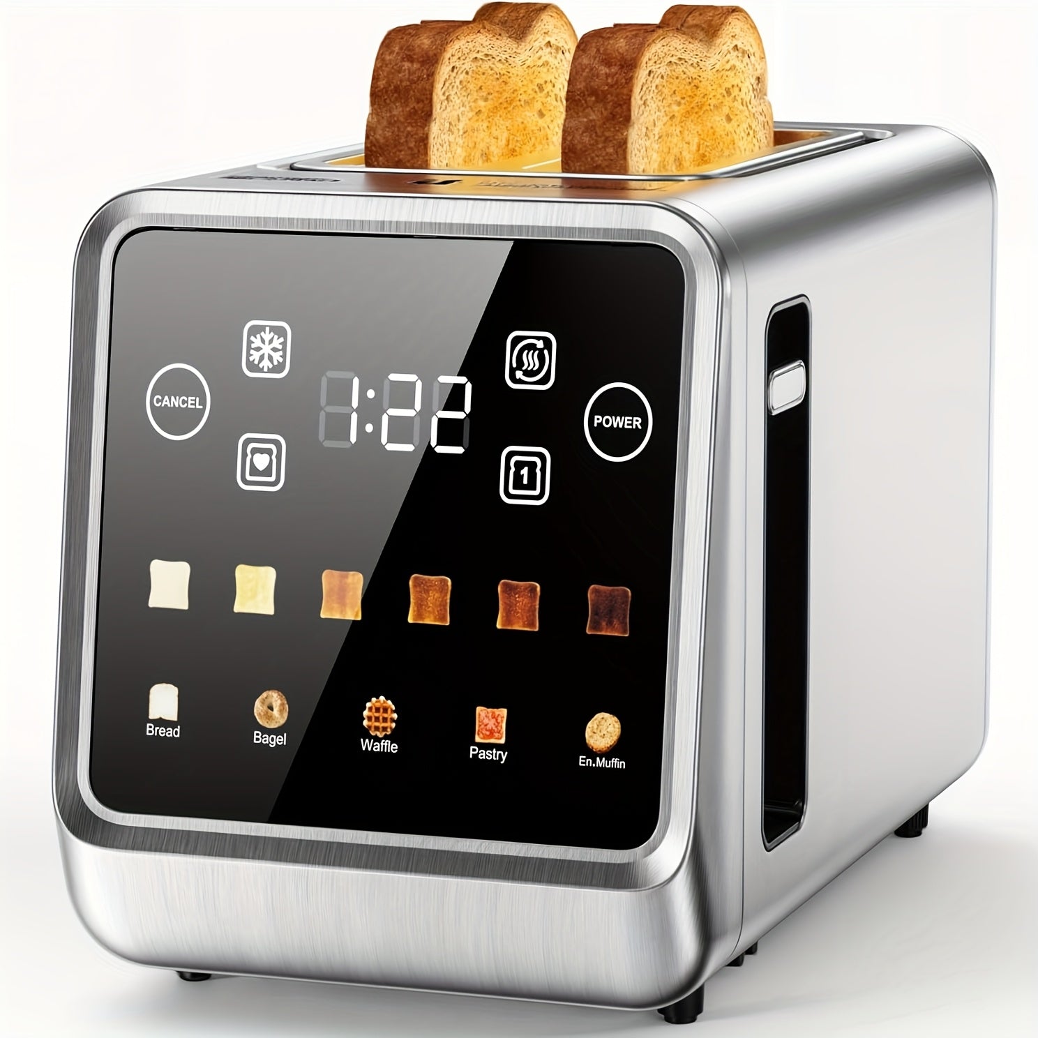 Stainless Steel Touch Screen Toaster