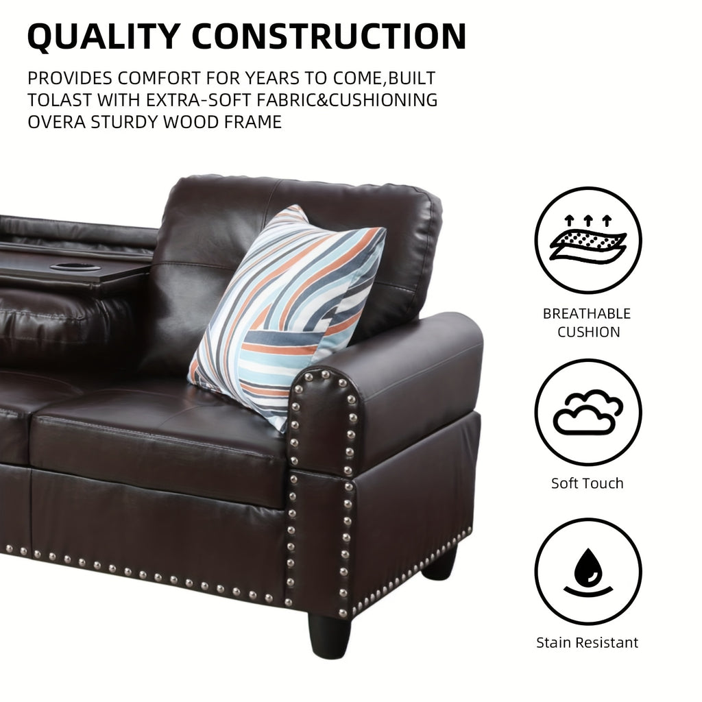 Leonard Luxury L-Shaped Sectional Set