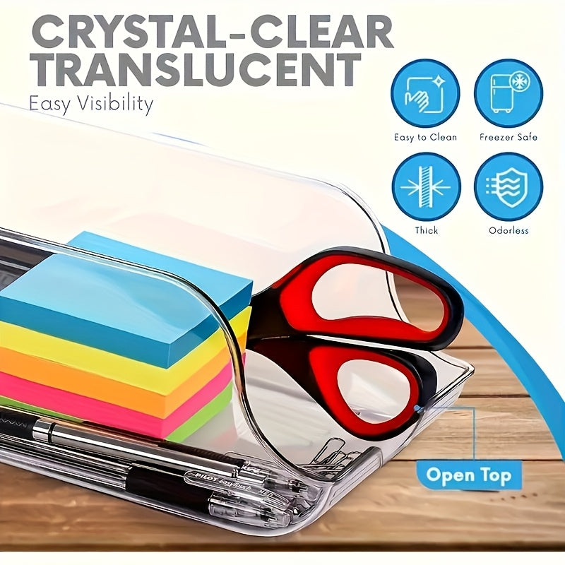 1Clear Plastic Refrigerator Soda Organizer