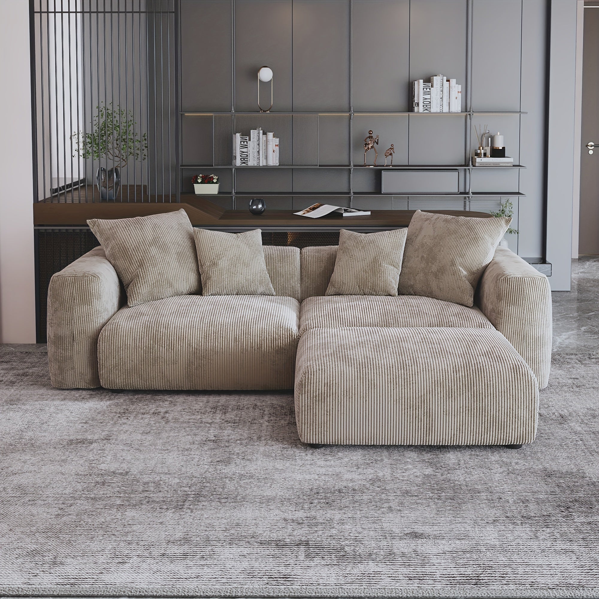 Extra Large U-Shaped Modular Sectional Sofa Couch