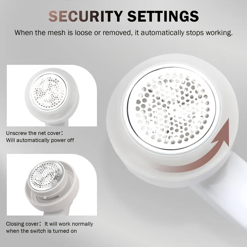 Lint Remover, Fabric Shaver and Lint Brush for Clothes Cleaning - Household Tool to Remove Pilling from Sweaters, Sofas, Furniture & Textiles, Textile Maintenance, Sweater Care, Handheld Device, Portable Cleaner, Durable Cons