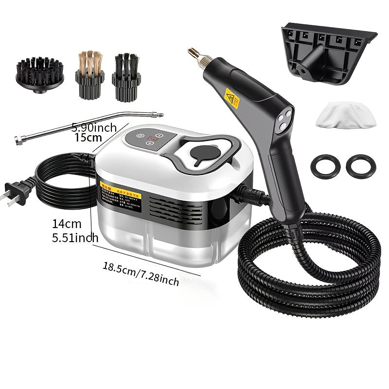 High Pressure Steam Cleaner, Household Steam Cleaner Handheld, Suitable For Kitchen Fume, Sofa, Small Air Conditioning, Washing Machine, 35pcs Accessory Set (without Steam Cleaner)