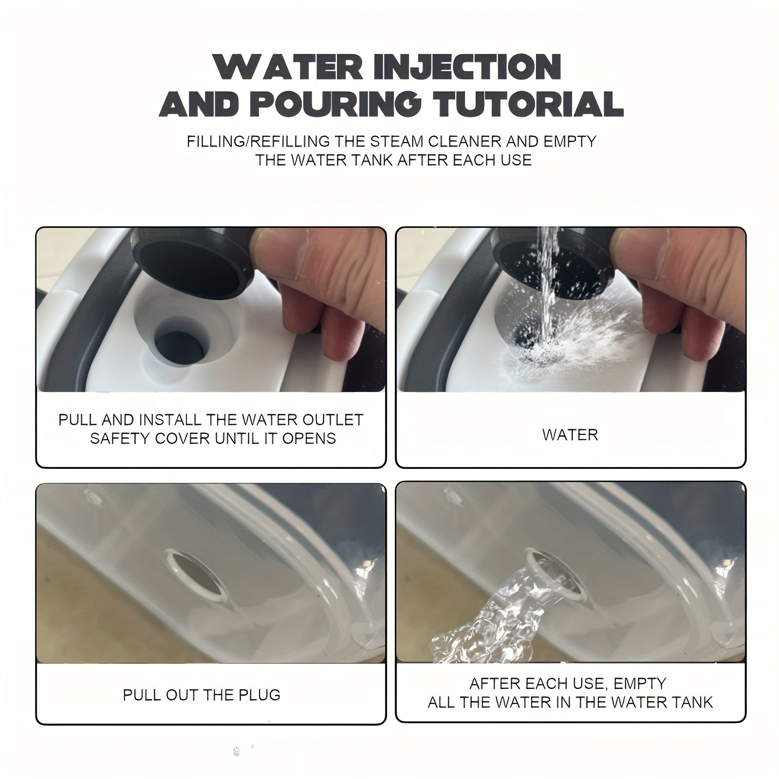 High Pressure Steam Cleaner, Household Steam Cleaner Handheld, Suitable For Kitchen Fume, Sofa, Small Air Conditioning, Washing Machine, 35pcs Accessory Set (without Steam Cleaner)