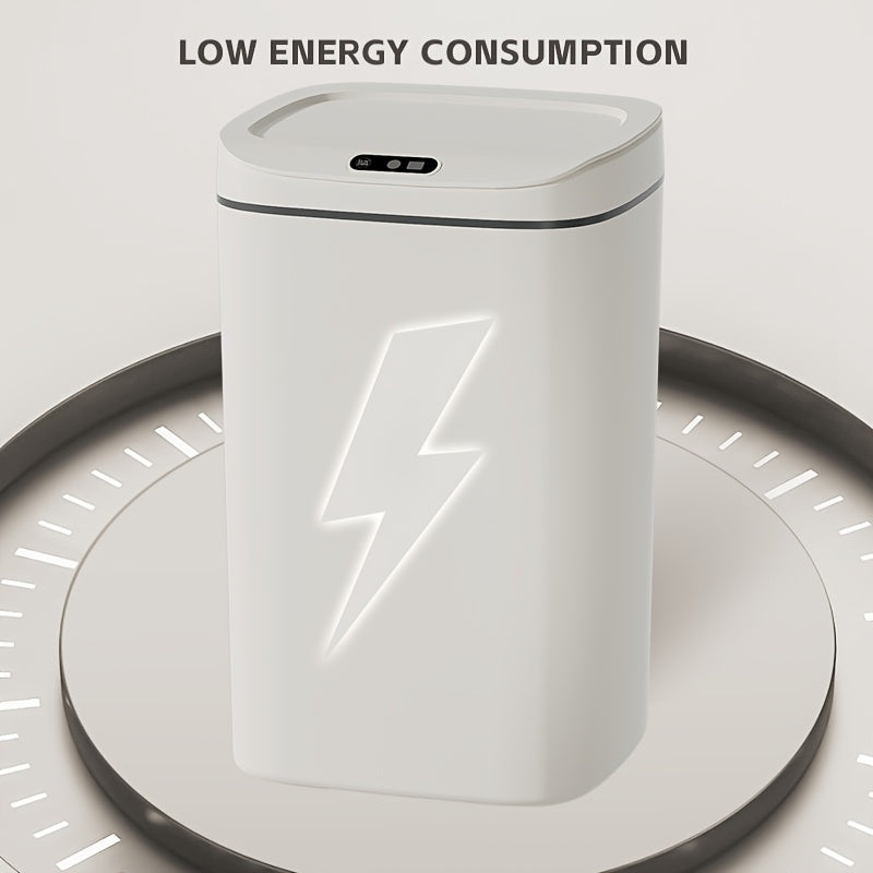 Smart Trash Can, Easily Opened with A Wave Of Your Hand, Tightly Sealed, Effectively Blocking Odors, Keeping The Air Fresh, Stylish In Appearance, Sturdy And Durable, Easy to Clean.