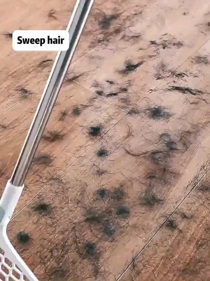 [Extra-Long Magic Broom] Durable Extra-Long Magic Broom with Detachable Head | Dual-Sided Silicone Brush, Suitable for Hard Floors and Carpets, Effectively Removes Hair and Dust, Designed at 180° Angle for Easy Storage, Perf