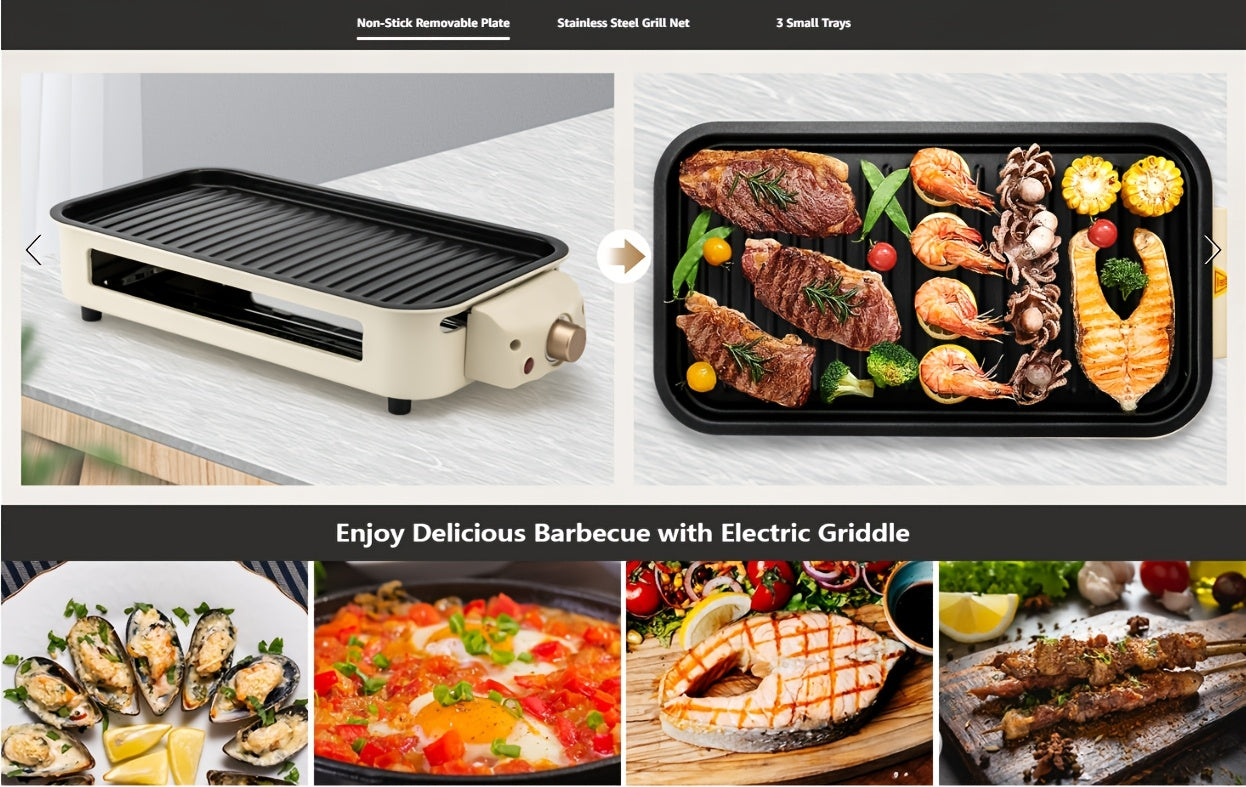 Smokeless Indoor Electric Grill