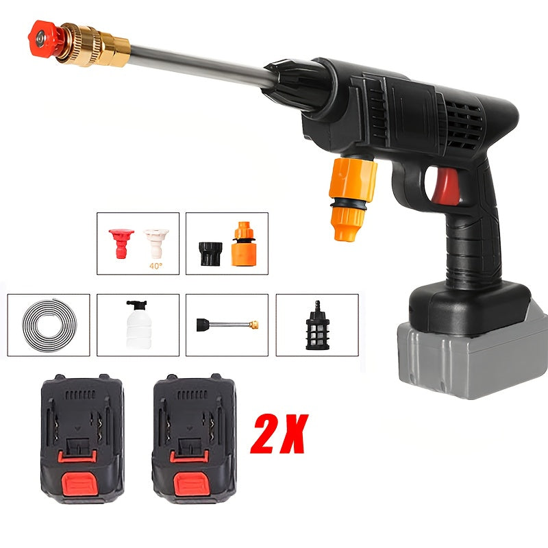 300W 30Bar Cordless High Pressure Car Washer Spray Water Gun Foam Generator Car Washing Machine for Home