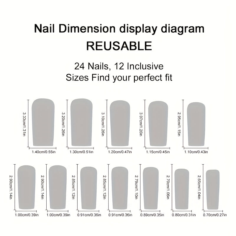 Get Glamorous with 24pcs Long Square Water Pipe Nails Y2K Three-Dimensional Cute Sanrio for hello kitty Cartoon Character Design, Heart Flower Pearl Bow Decoration, Pink French Edge Full Coverage False Nail Sticker Set for Wo