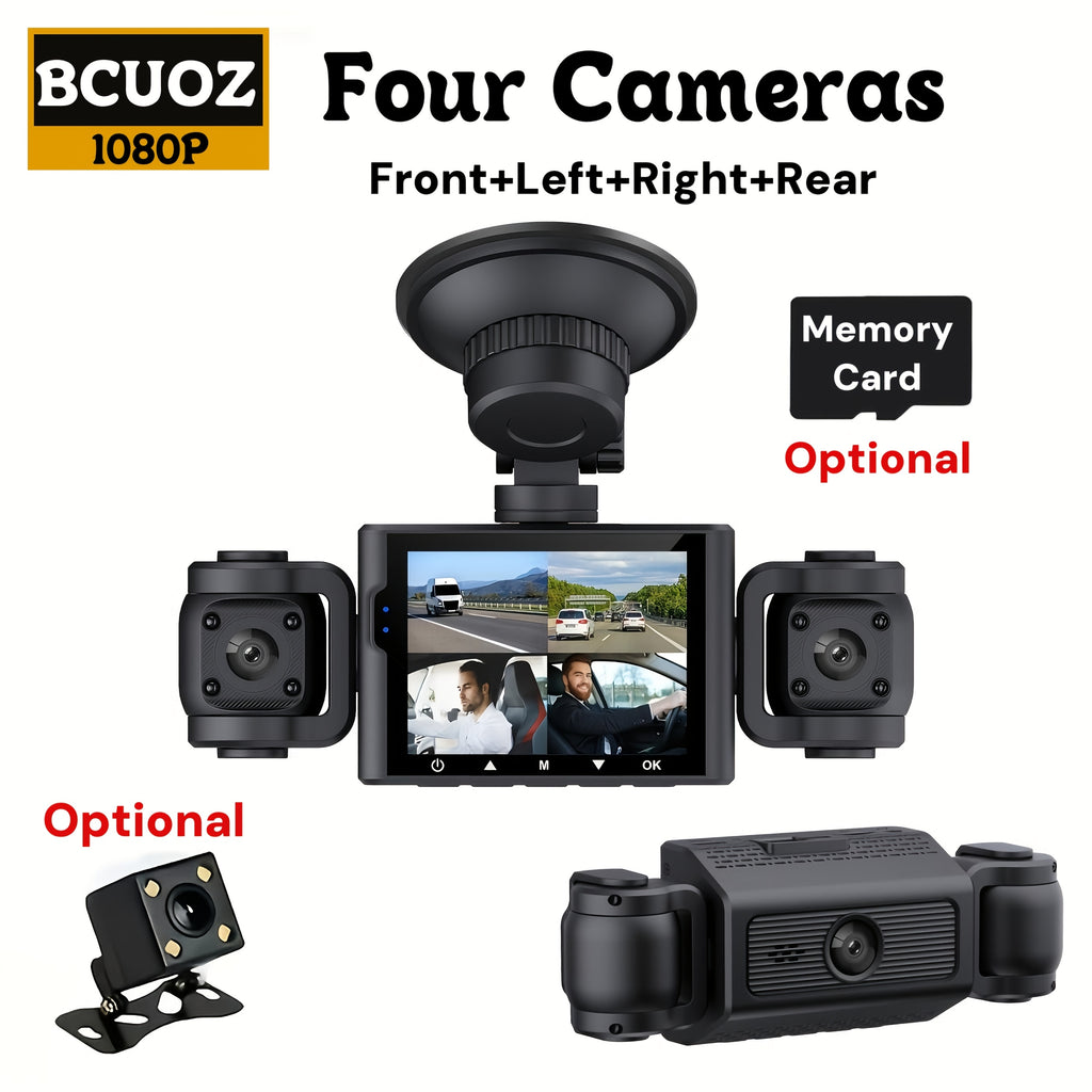 360° 4 Channel Dash Camera